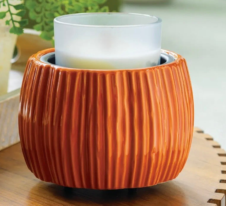 Harvest Pumpkin Crock Candle Warmer