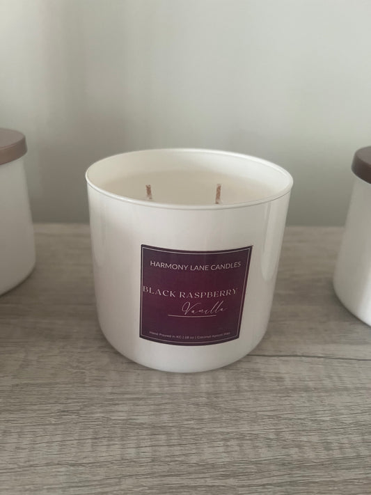 18 oz Black Raspberry Vanilla Scented Candle