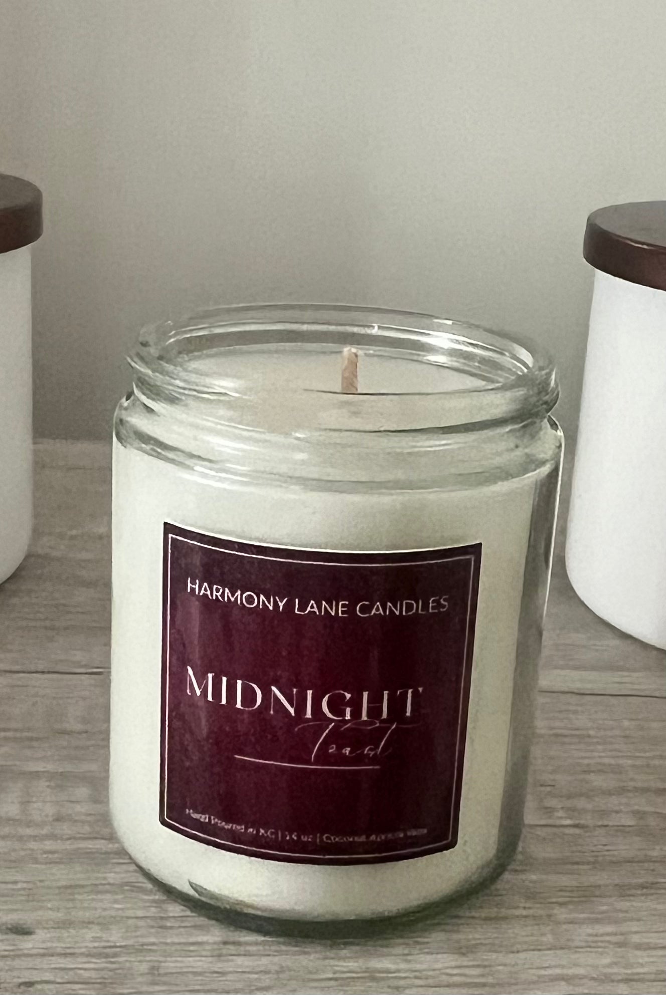 8 oz Midnight Toast Scented Candle