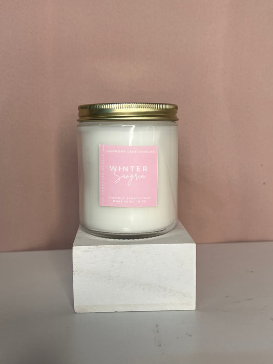 8 oz Winter Sangria Scented Candle