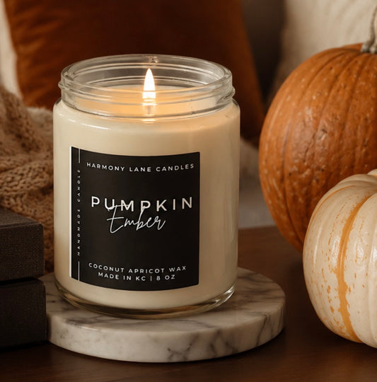 8 oz Pumpkin Ember Scented Candle