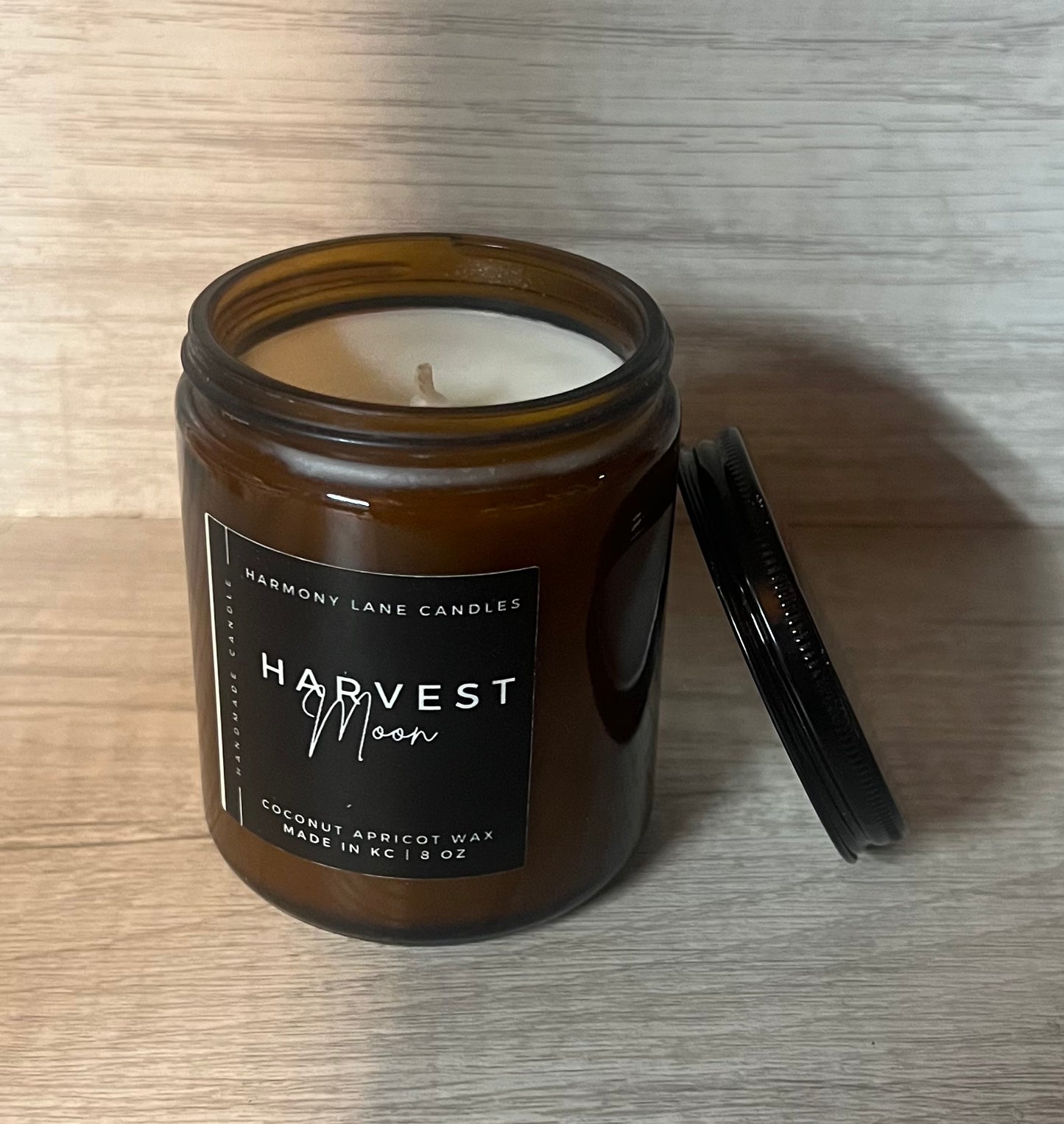 8 oz Autumn Spice Scented Amber Candle