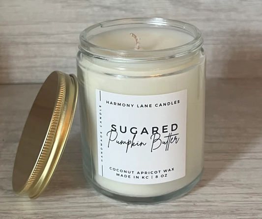 8 oz Sugared Pumpkin Butter Scented Candle